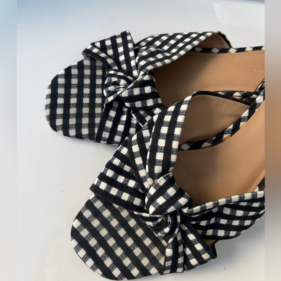 Banana Republic Women’s size 10.5 Gingham Slip On Sandals - Picture 9 of 9